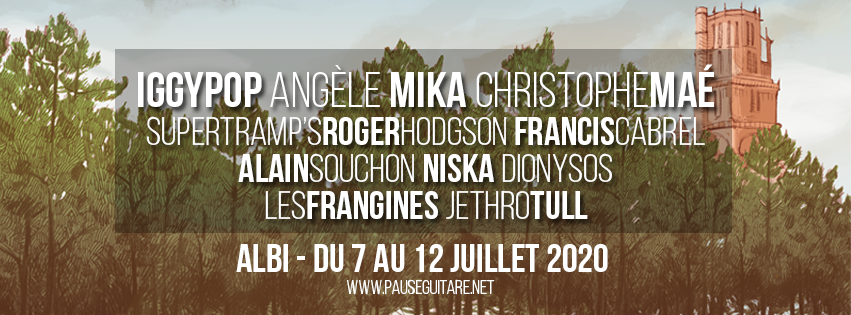 Pause guitare 2020 les premiers artistes
