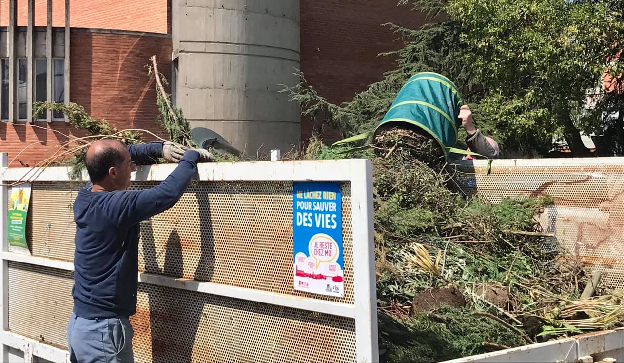 Mise en place d'une collecte de déchets verts à Albi