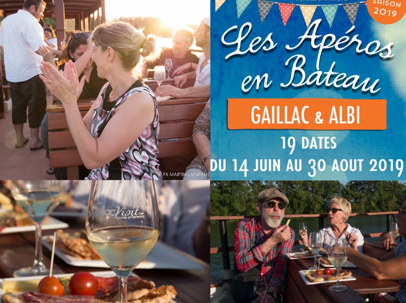 Apero en bateau