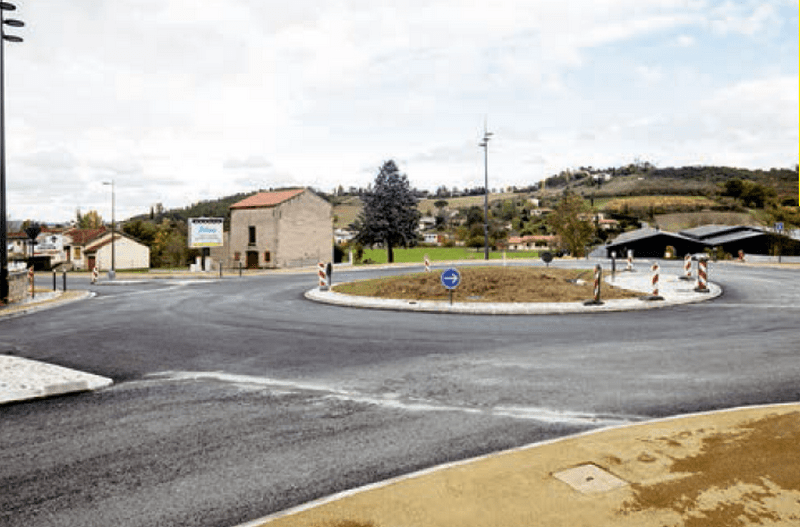 Un nouveau giratoire route de Castres