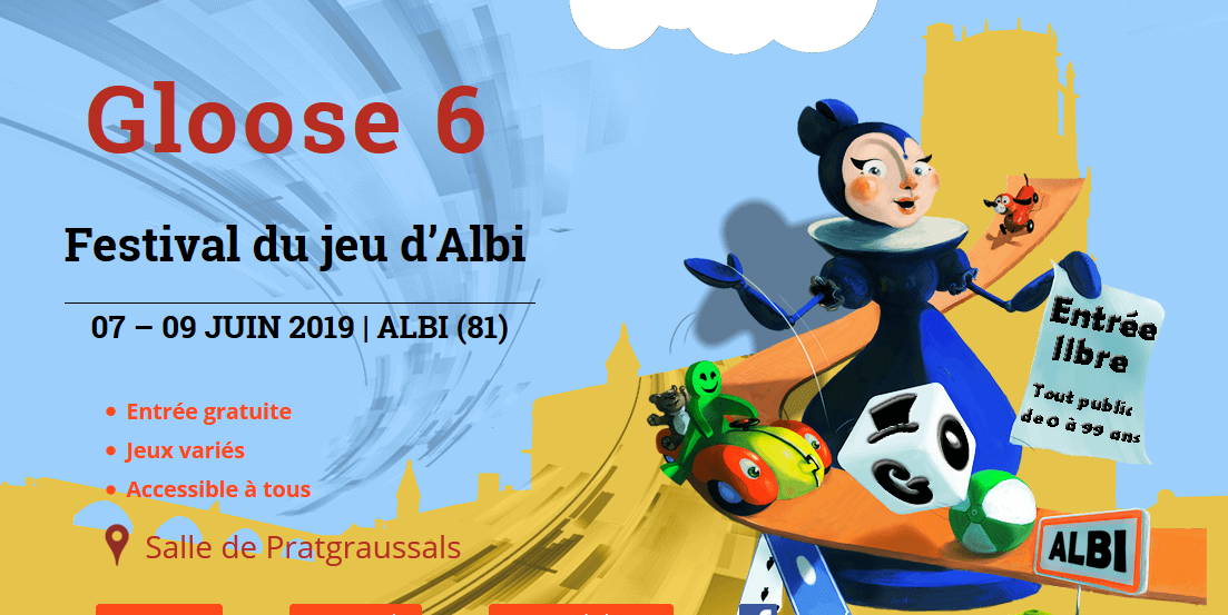 Gloose Festival du jeu d'Albi