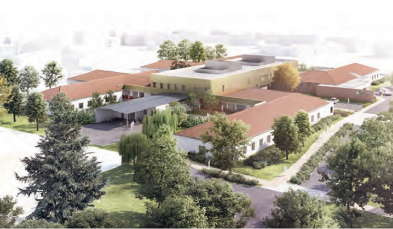  Le nouvel hôpital 85 lits au Bon Sauveur.