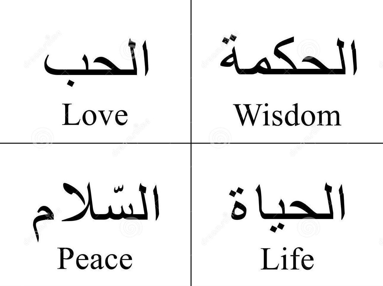 Rencontres culturelles mots arabes
