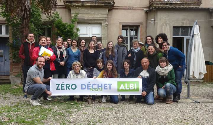 photo des représentants de zéro déchets à albi