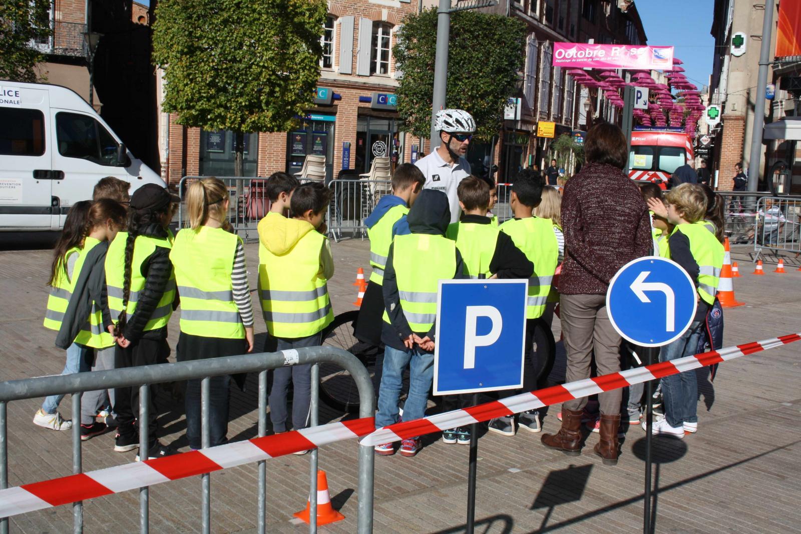 Village de la sécurité, les enfants se sensibilisent
