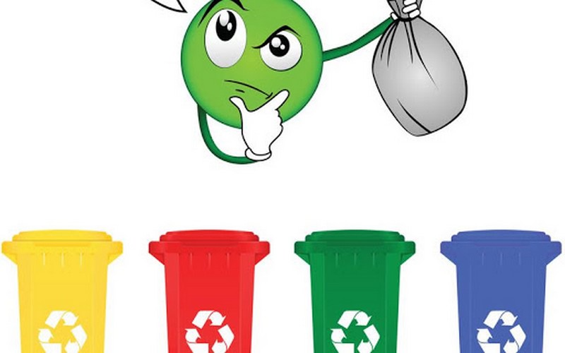 Collectes des poubelles bleues et jaunes