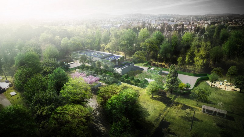 Le projet, situé au bord du Caussels 