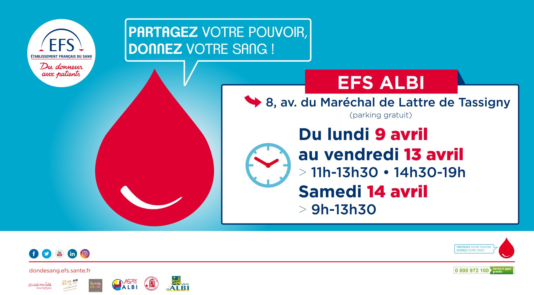 Nous avons besoin de vous!