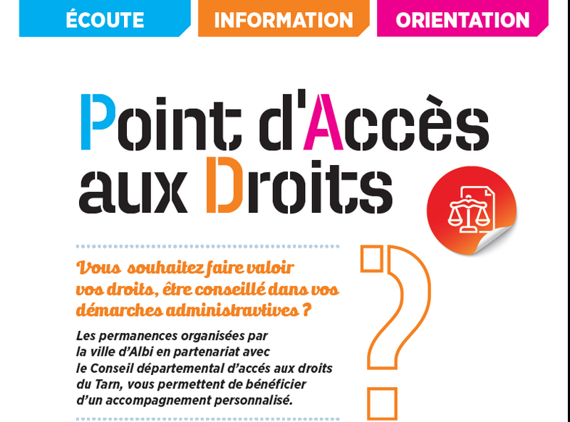 Les Points d'Accès aux Droits (PAD)
