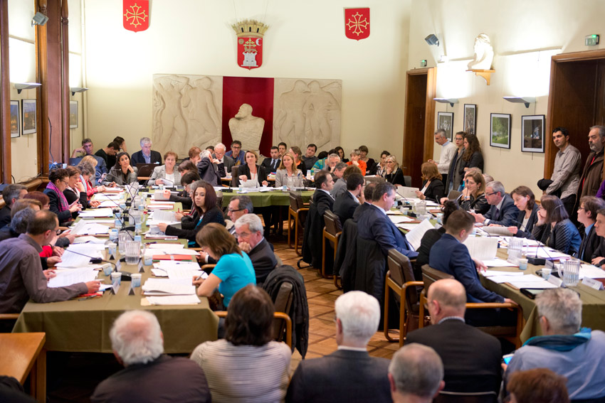 Le conseil municipal d’Albi se réunit plusieurs fois par an, en séance publique.