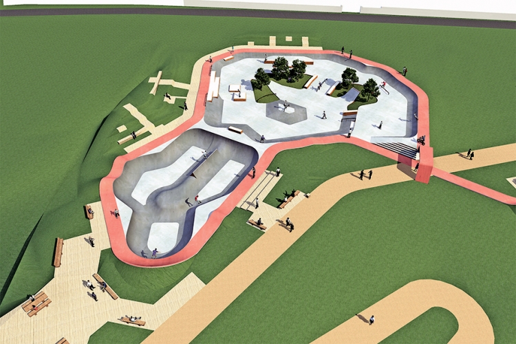 Le futur Skatepark