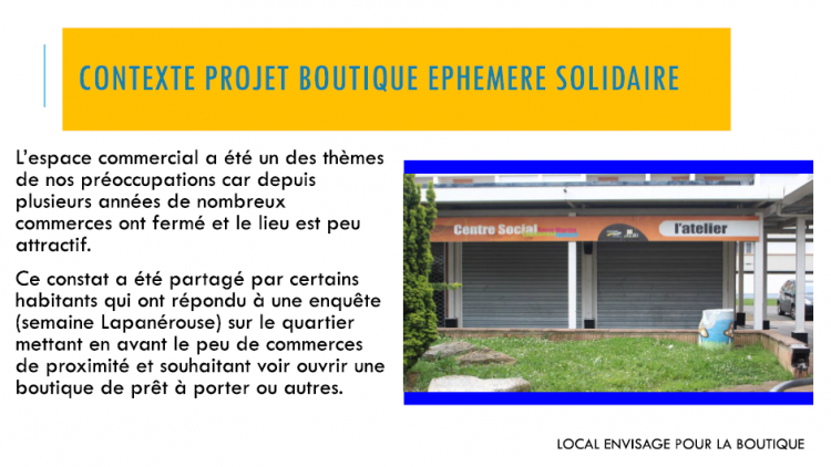 Boutique éphémère