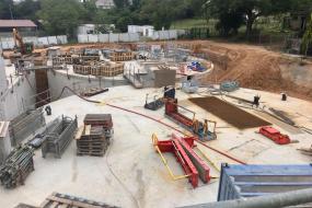 Construction d'une station de production d'eau potable mutualisée