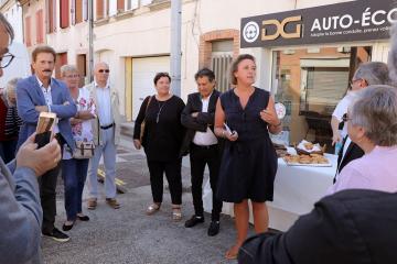 Inauguration des travaux de l’avenue Maréchal de Lattre de Tassigny
