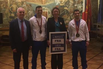 Gregory Marques et Albijudoclub Stéphane Bega: 2 champions en or!!!🥇🥇 La Ville est fière d’avoir honoré leurs titres mondiaux
