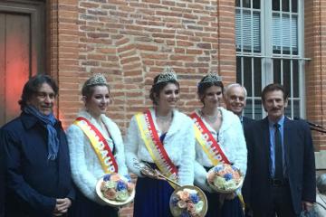 Remise des clés de la Ville à la Reine du carnaval ce soir en salle des états Albigeois....🎭