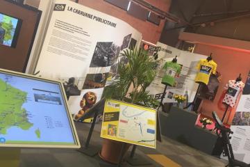 Foire expo sur le stand de la ville d’Albi entièrement dédié au Tour de France qui fera étape chez nous du 15 au 17 Juillet prochain !