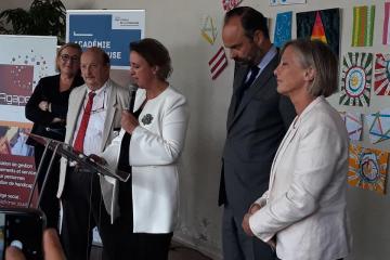 Inauguration  d’une unité d’enseignement élémentaire spécialisée sur l’autisme à l’école Rochegude d’Albi, par Monsieur le Premier Ministre et Mme Sophie Cluzel, ministre en charge des personnes handicapées.... Merci à l’ARS, aux services de l’éducation nationale, à l’agapei mais également aux agents de la Ville d’Albi pour la concrétisation de ce projet... 