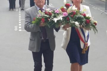Journée nationale commémorative de l’Appel du Général de Gaulle du 18 Juin 1940 ce matin au monument aux morts d’Albi 🇫🇷