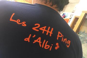« 24h d’Albi » organisées par l’Asptt Tennis de table au gymnase de Champollion.... 23 équipes venues d’Occitanie et de Nouvelle Aquitaine pour un exploit rendu encore plus incroyable sous cette chaleur ...