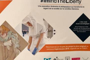 #ImindTheLiberty...., ou la rencontre unique et remarquable d’œuvres de Toulouse-Lautrec et de femmes scientifiques de l’IMT Mines Albi. Bravo au photographe, et à toutes celles et ceux qui ont ainsi contribué à la réalisation de cette exposition....👏😃