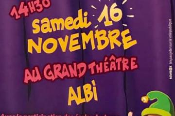 Nouveau succès pour la 15ieme édition des « lutins de Noel », spectacle organisé par le CCAS de la ville cet après midi au grand théâtre d’Albi!