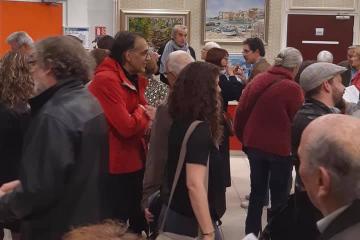 Très belle exposition pour le 30ieme anniversaire du salon de « la Renaudié dans un tableau » Beaucoup de monde autour des artistes et de leurs œuvres, dans une maison de quartier transformée par son extension!