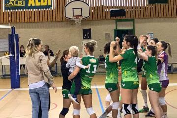Et victoire des Albigeoises du Volley-Ball Albigeois face à Pradetan 3 sets à 0