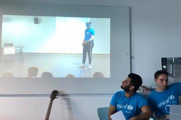 Assemblée plénière de l’UNICEF Midi-Pyrénées ce matin à l’IMT Mines Albi en présence de Monsieur le Secrétaire Général de l’UNICEF France..... Chargée, dans le monde entier, de défendre les droits des enfants, de répondre à leurs besoins essentiels et de favoriser leur plein épanouissement,