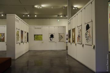 Accrochage de l'expo du MTL