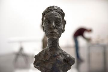 Les coulisses de l'expo Giacometti