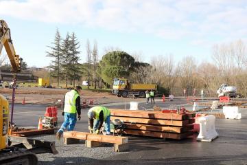 Travaux parking Pratgraussals