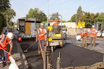 Les travaux à Cantepau