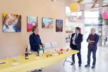 Vernissage de l'exposition Vébé à Cantepau