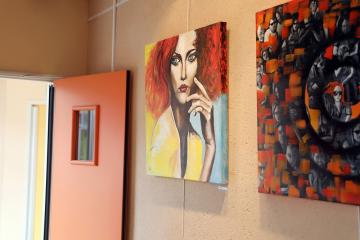 Vernissage de l'exposition Vébé à Cantepau
