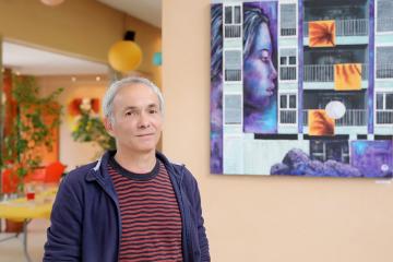 Vernissage de l'exposition Vébé à Cantepau