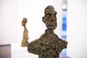 Les coulisses de l'expo Giacometti