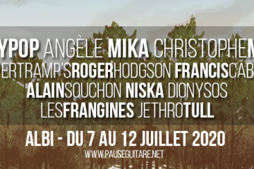 Pause guitare 2020 les premiers artistes