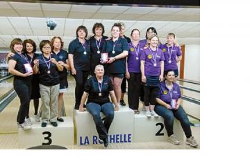 Les filles championnes de France de bowling