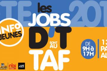 Au sein du TAF le stand « Espace Carré Public de la Ville d'Albi » accueillera les jeunes Albigeois en recherche d'emplois saisonniers ou d'informations.