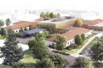  Le nouvel hôpital 85 lits au Bon Sauveur.