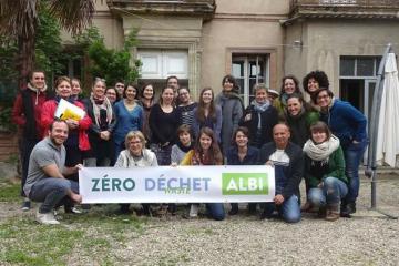 photo des représentants de zéro déchets à albi