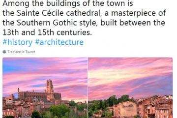 Tweet d’une touriste polonaise