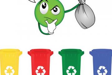 Collectes des poubelles bleues et jaunes