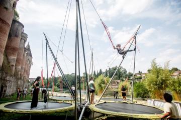 Jeux sur les berges