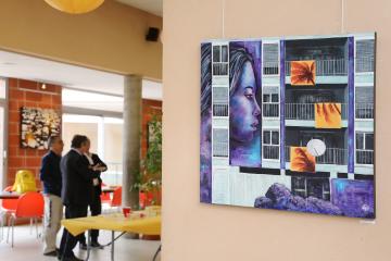 Vernissage de l'exposition Vébé à Cantepau