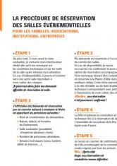 Procédure de réservation des salles évènementielles ville Albi