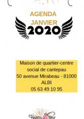 L'Agenda de janvier 2020