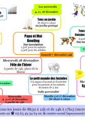 L'Atelier centre social Lapanouse mois de décembre 2019