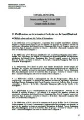 Conseil municipal du 18 février 2019